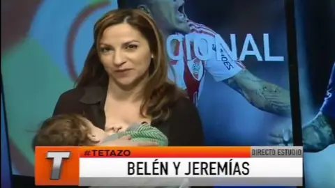 Conductoras de TV argentina amamantan a sus hijos al aire
