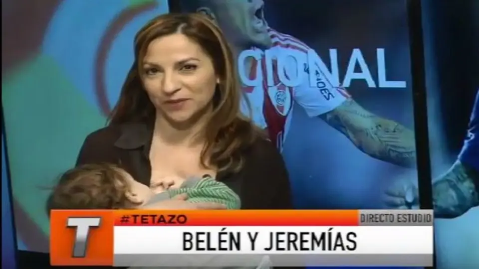 Conductoras de TV argentina amamantan a sus hijos al aire