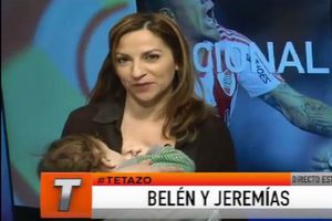 Conductoras de TV argentina amamantan a sus hijos al aire