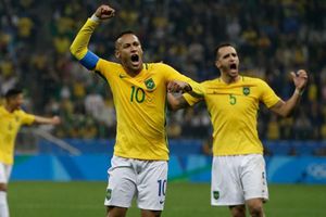 Neymar liquida a Colombia y Brasil aspira a medalla