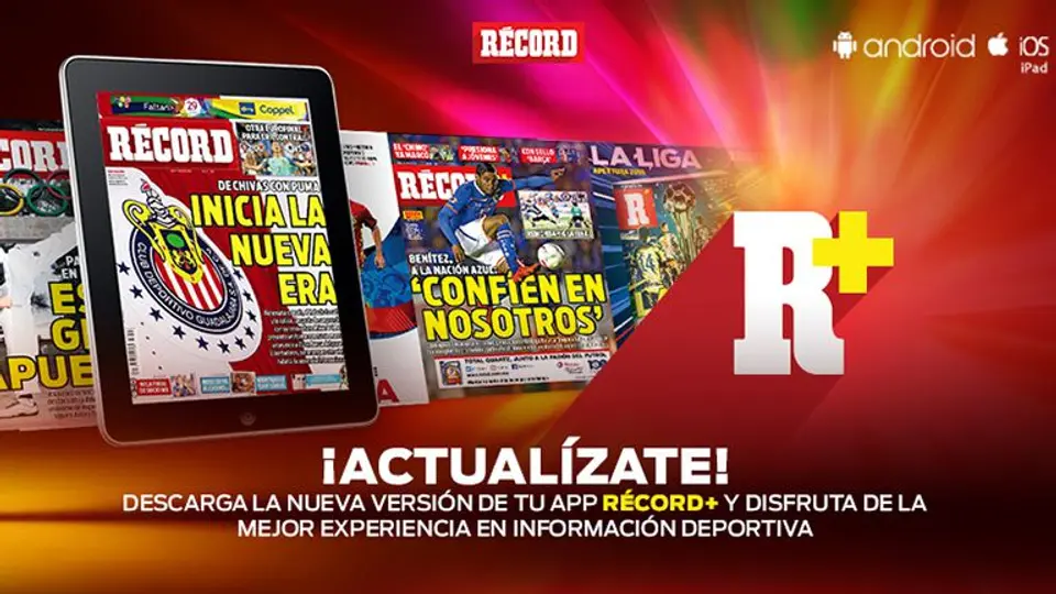 Descarga la nueva versión de RÉCORD+