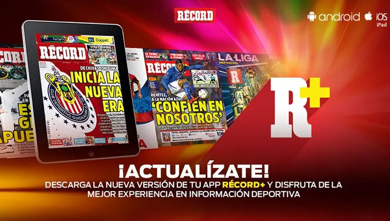 Descarga la nueva versión de RÉCORD+