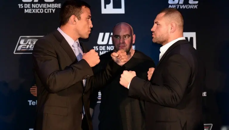 Caín y Werdum tienen su primer careo previo a revancha