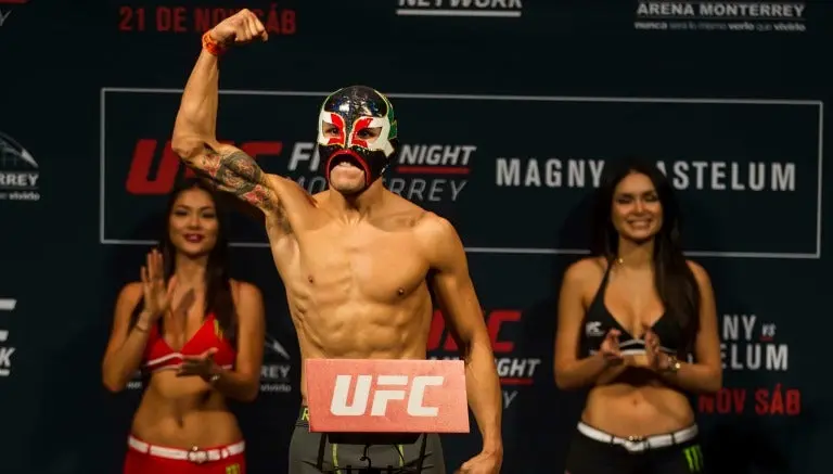 'Goyito' Pérez durante el pesaje de UFC Monterrey | RICARDO FLORES
