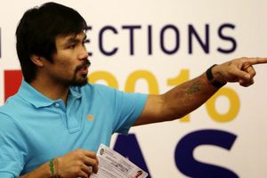 Pacquiao presenta candidatura al senado filipino