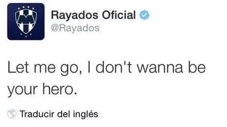 CM de Rayados tuitea canción por error