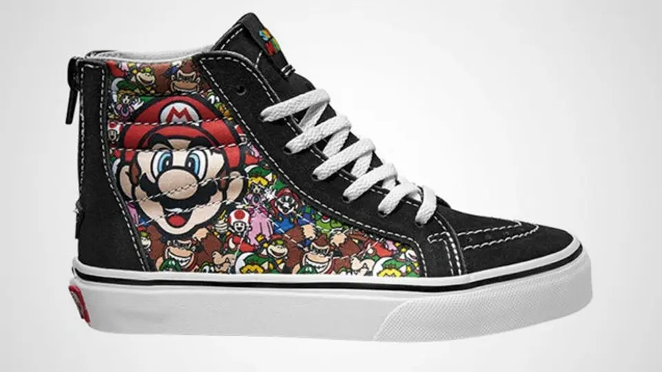 Vans lanza línea de calzado inspirado en Nintendo NES