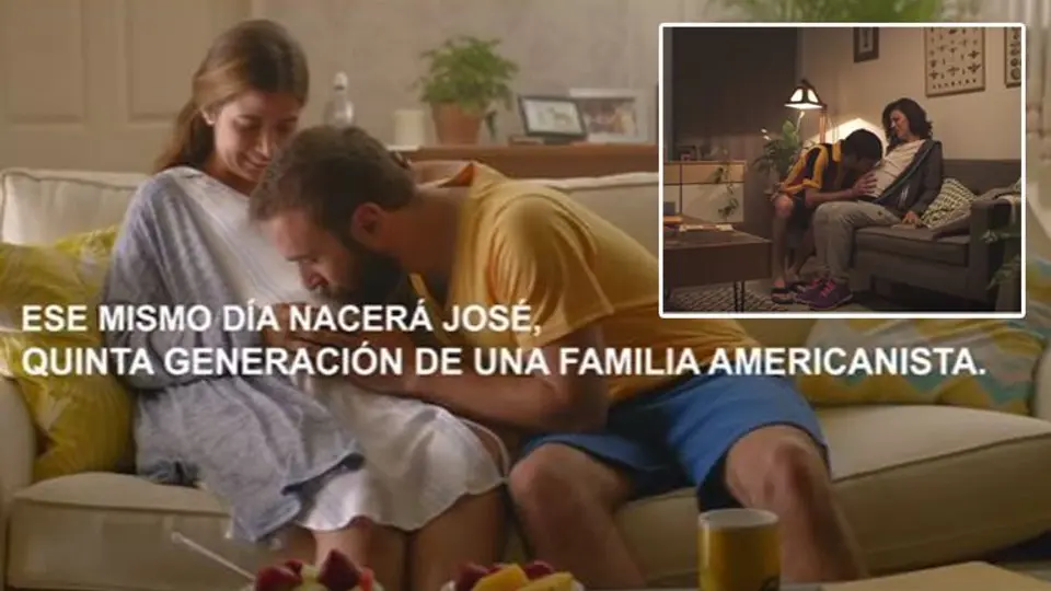 Spot del América, similar a uno de Leones Negros