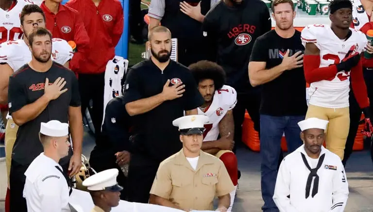 Policía advierte boicot a 49ers por gesto de Kaepernick