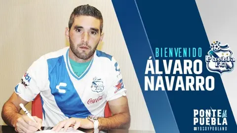 Álvaro Navarro, nuevo jugador del Puebla