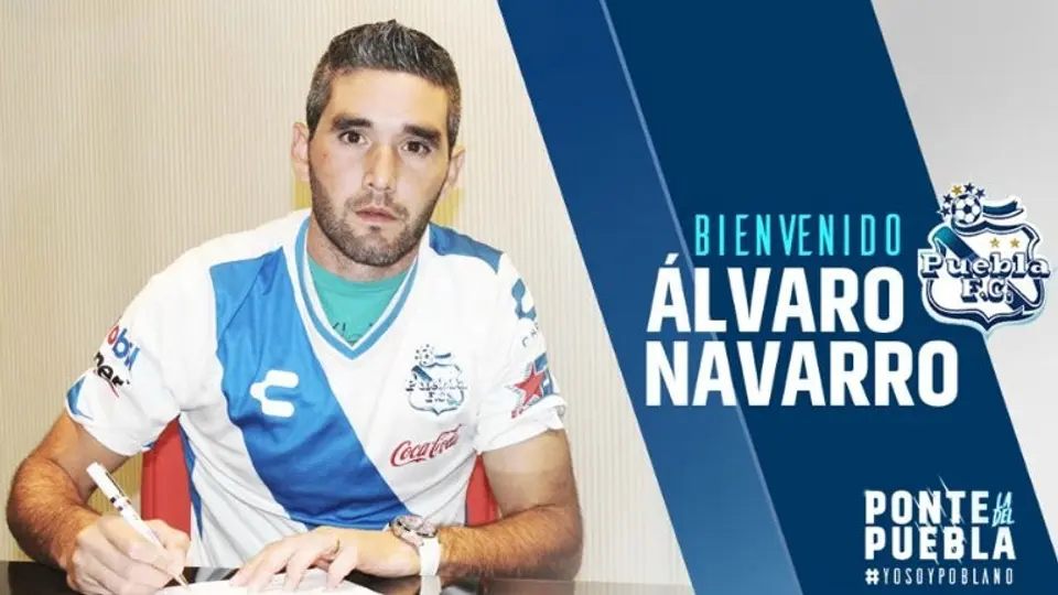 Álvaro Navarro, nuevo jugador del Puebla