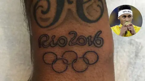 Neymar se lleva a Río 2016 marcado en la piel