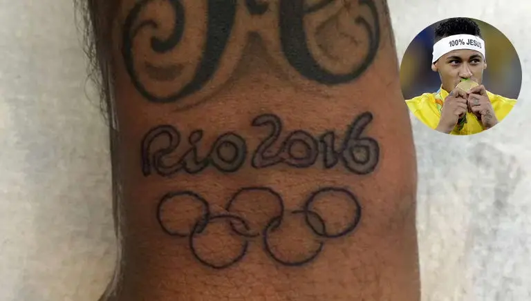 Neymar se lleva a Río 2016 marcado en la piel