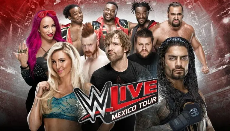Cartel de la WWE en una visita a México | WWE