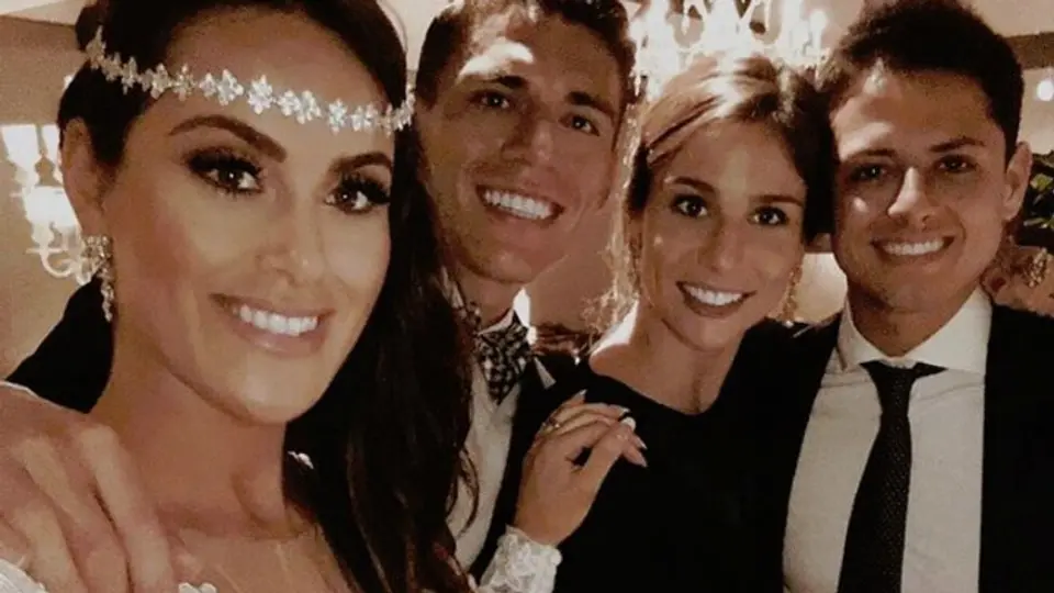 Chicharito, invitado de lujo en boda de Héctor Moreno
