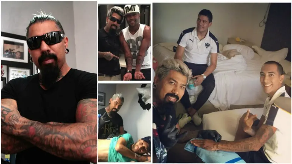 'Ritual', el tatuador de los futbolistas