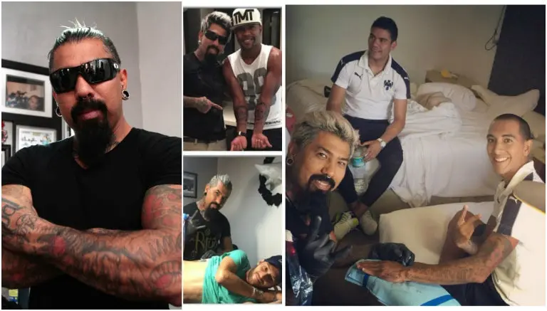 'Ritual', el tatuador de los futbolistas