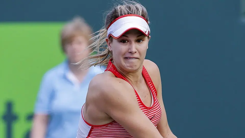 Bouchard decepciona en primera ronda del Miami Open