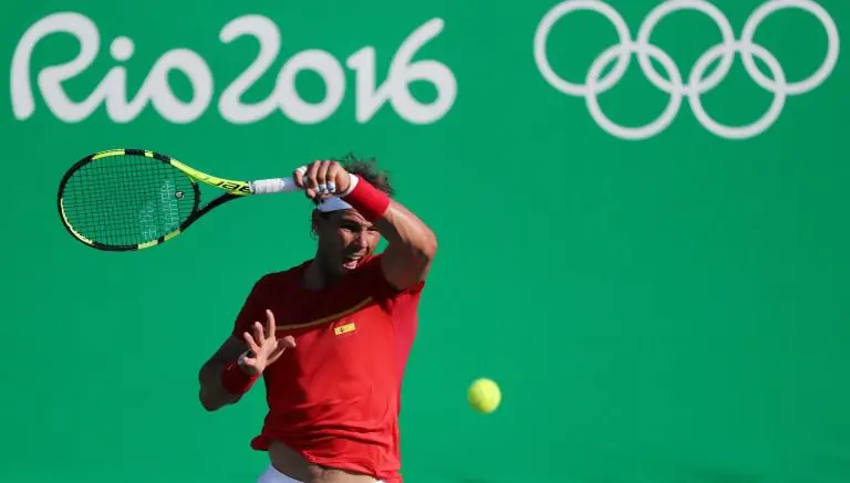 Nadal no logra subirse al podio en tenis individual