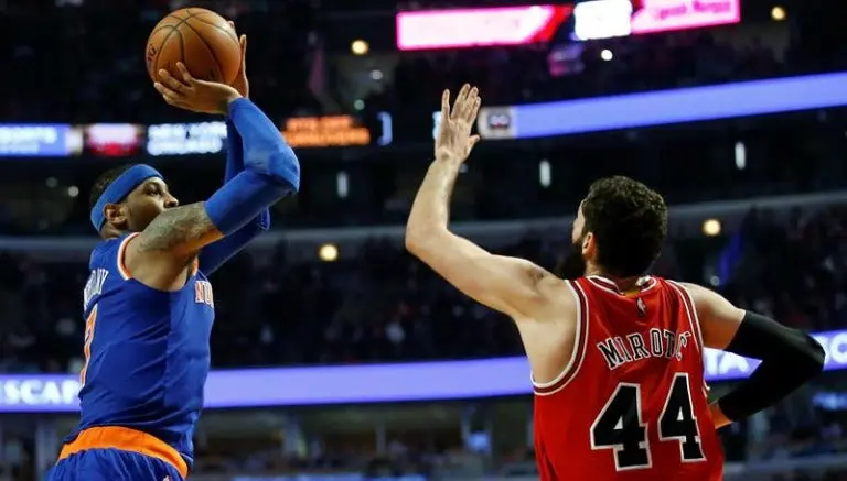 Anthony lidera triunfo de Knicks sobre Bulls