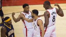 Raptors gana y empata la serie contra Pacers