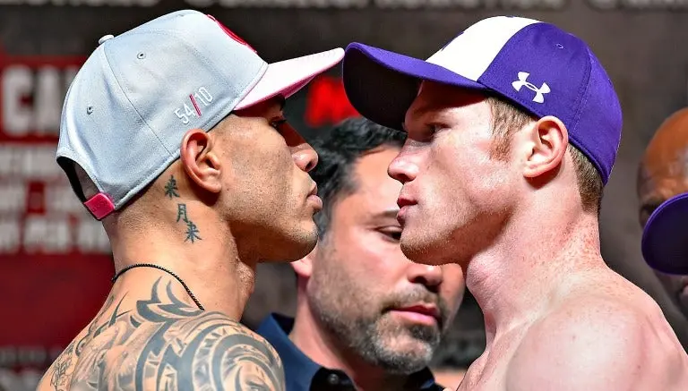 Canelo y Cotto pasan la báscula sin problemas