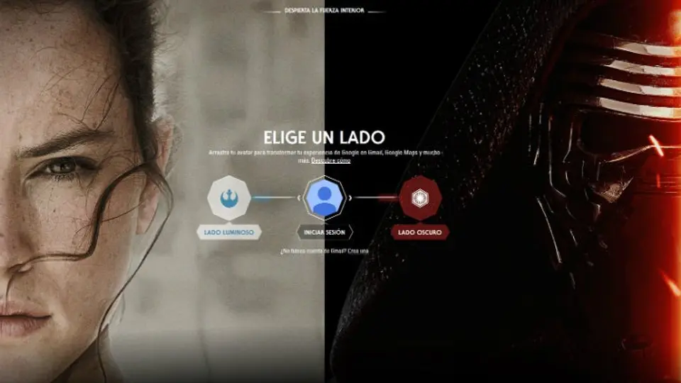 Google personaliza perfiles estilo Star Wars