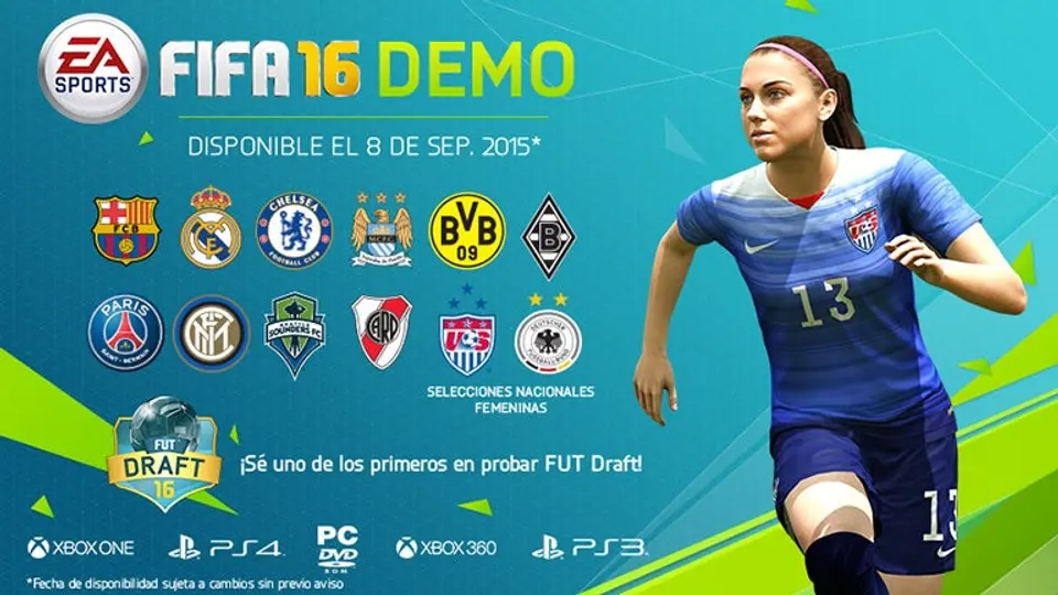 ¿Qué esperar del demo de FIFA 16?