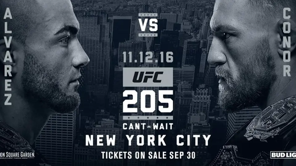McGregor va por su segundo cinturón en UFC 205