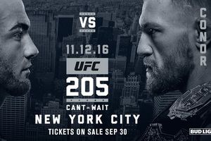 McGregor va por su segundo cinturón en UFC 205