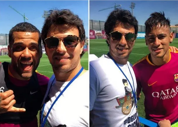 Checo, invitado de lujo en entrenamiento de Barça