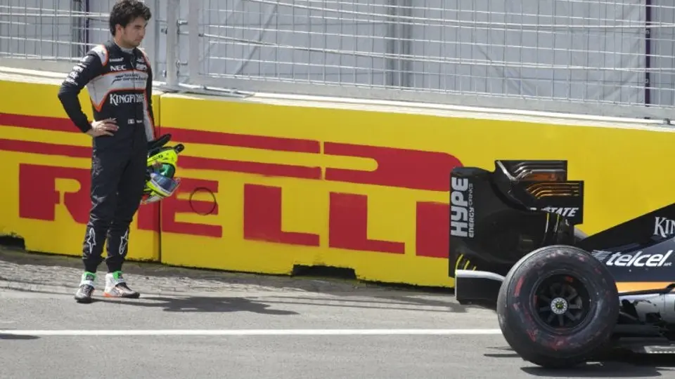 Checo Pérez, satisfecho pese a abandono en Austria