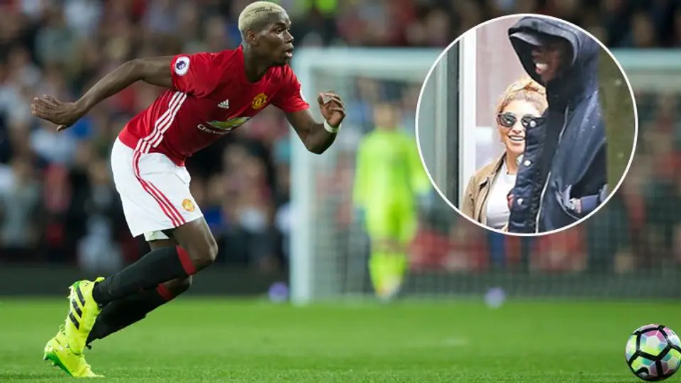 Paul Pogba, captado con ex de Justin Bieber
