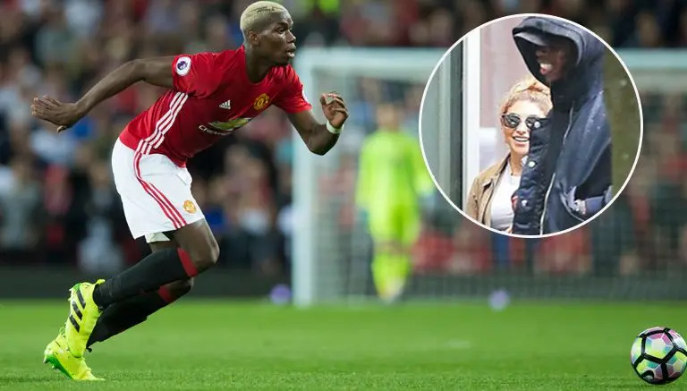 Paul Pogba, captado con ex de Justin Bieber
