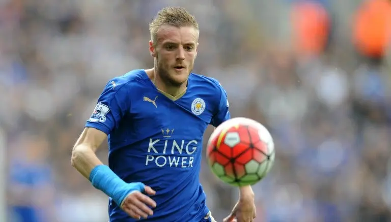 Jamie Vardy, delantero del Leicester City | AP