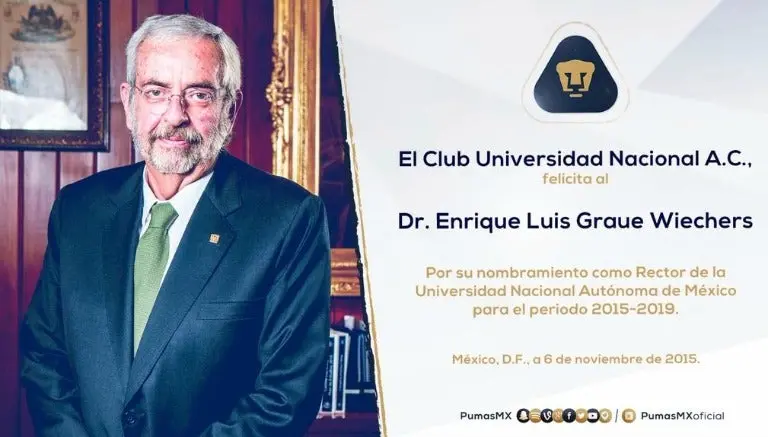 Enrique Graue Wiechers, nuevo Rector de la UNAM