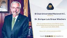 Enrique Graue Wiechers, nuevo Rector de la UNAM