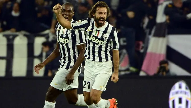 Andrea Pirlo celebra un gol con la Juventus | AP