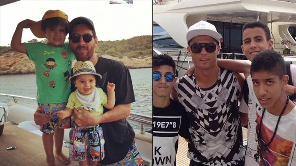 Cristiano Ronaldo y Messi coinciden de vacaciones en Ibiza
