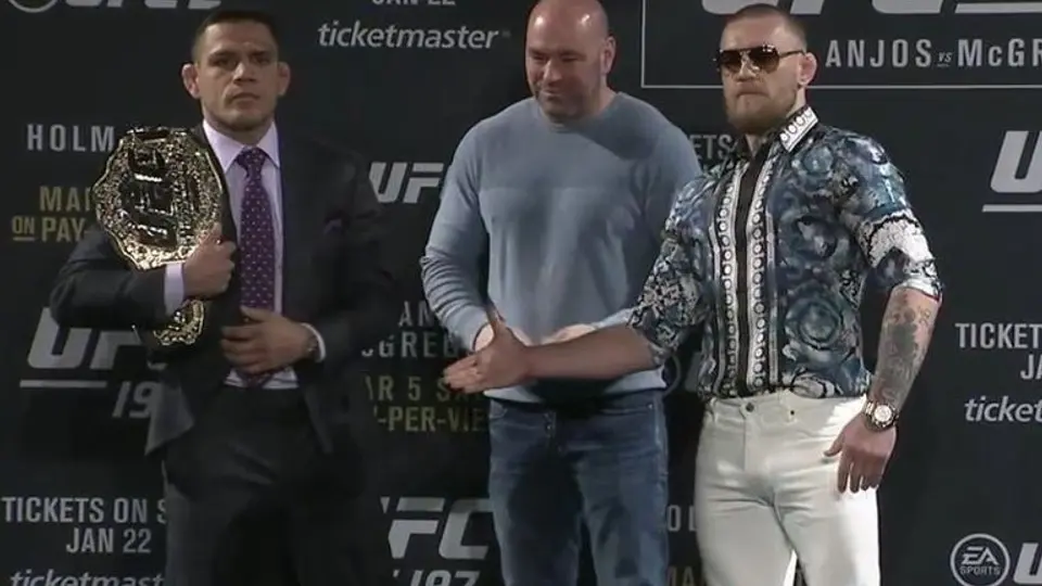 McGregor, al estilo de El Chapo en careo de UFC