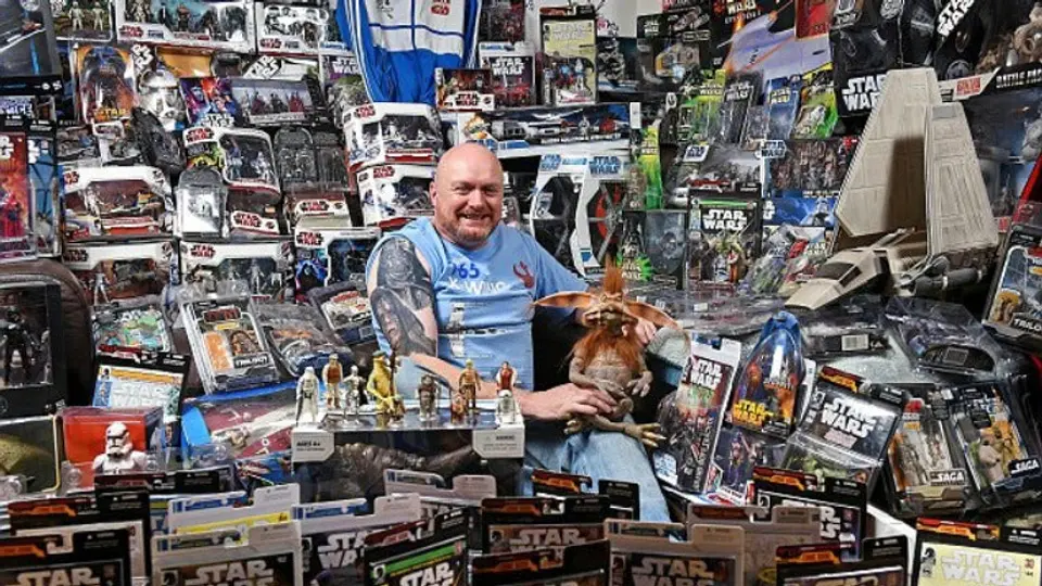 Fanático de Star Wars gasta 4mdp en colección