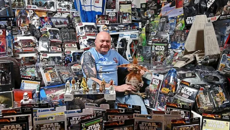 Fanático de Star Wars gasta 4mdp en colección