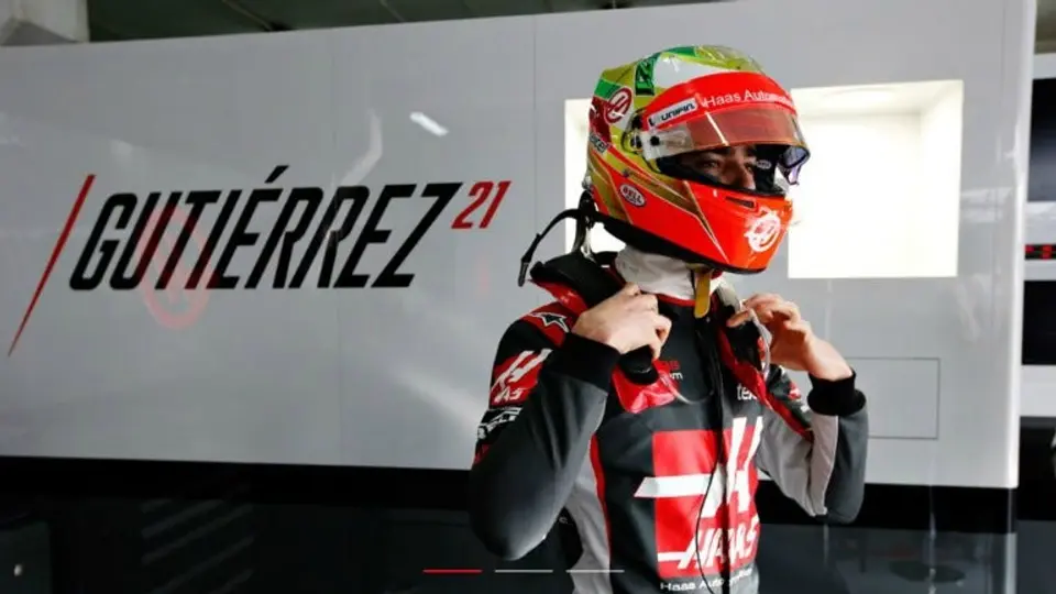 Guti da su primera vuelta de prueba con Haas