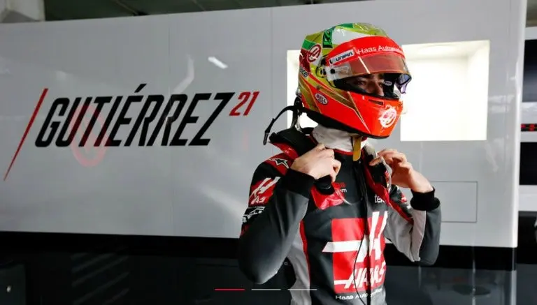 Guti da su primera vuelta de prueba con Haas