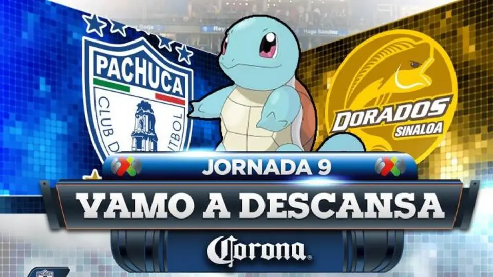Pachuca homenajea a Pokémon en duelo contra Dorados