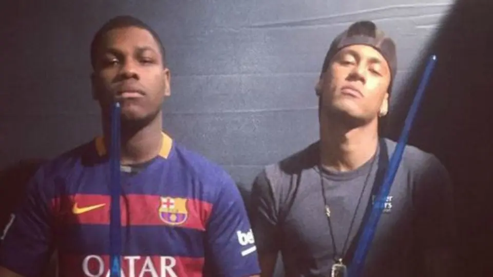 Neymar se 'convierte' en Jedi