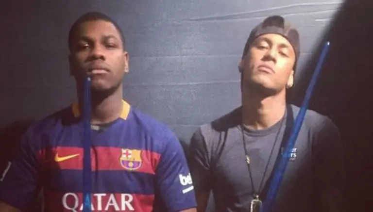 Neymar se 'convierte' en Jedi