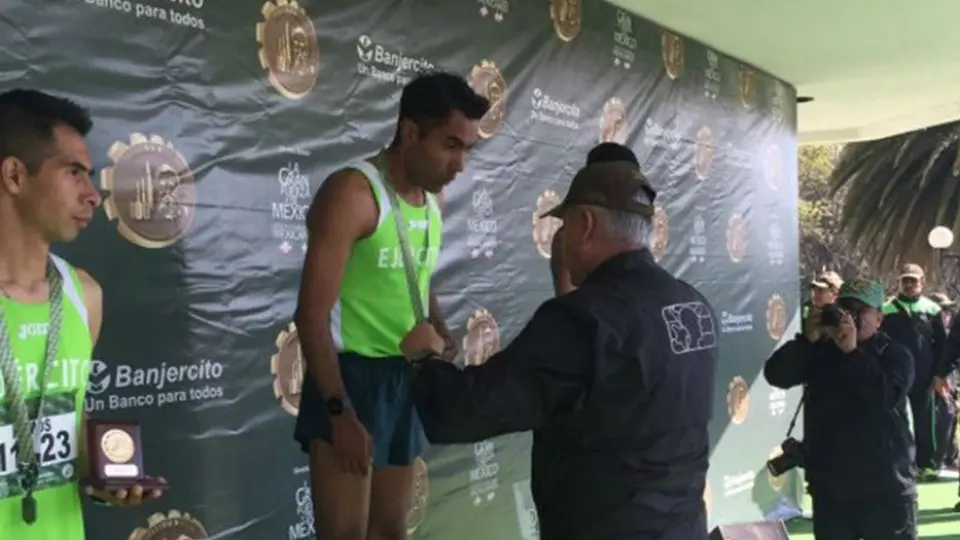 Campeón panamericano gana carrera Sedena