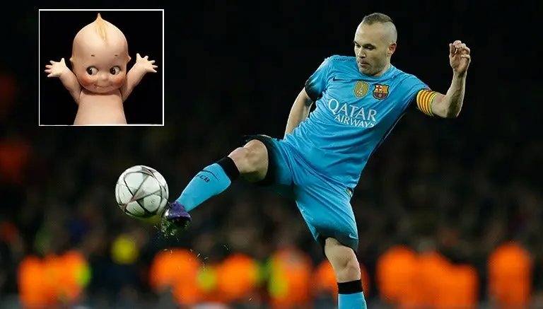 Look de Iniesta sería dedicado a su hija