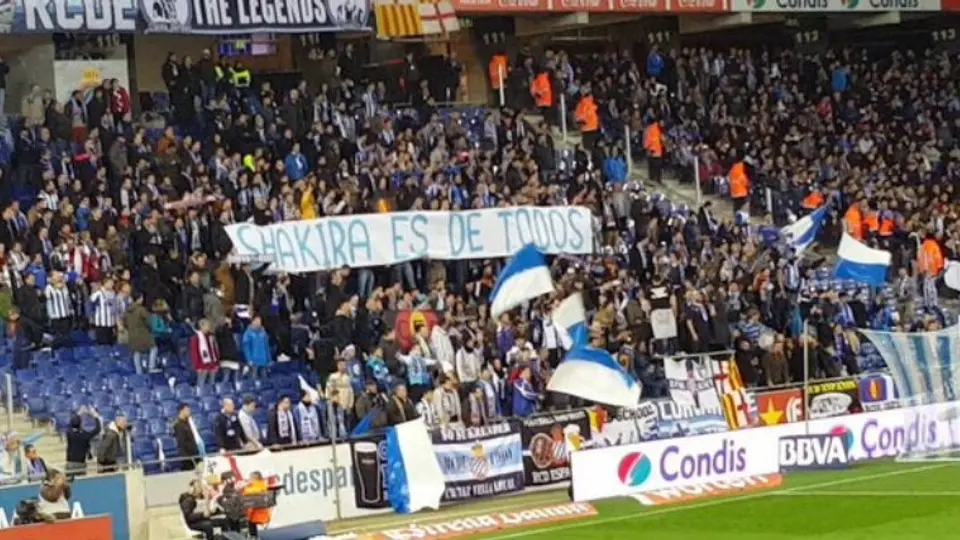 "Shakira es de todos": Afición del Espanyol